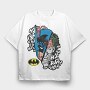 Batman Jocker, Tricou Oversize Barbati (Unisex)