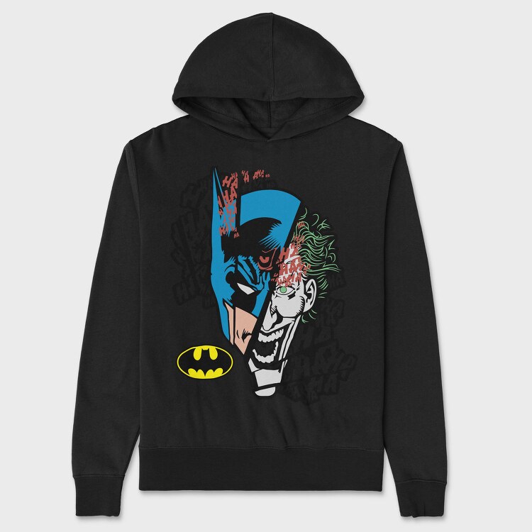 Batman Jocker, Hanorac Oversize Barbati (Unisex)
