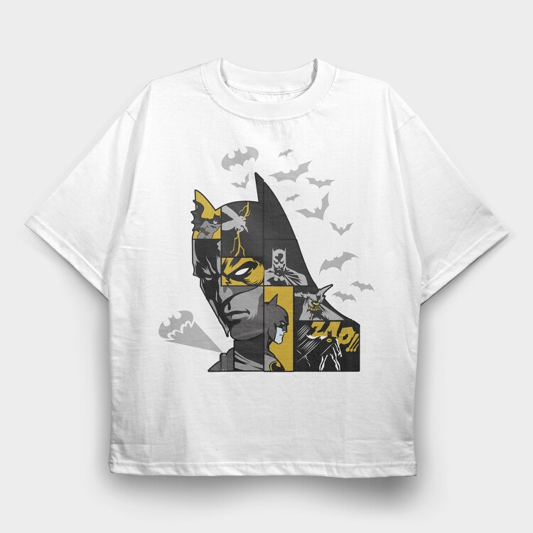 Batman Design, Tricou Oversize Barbati (Unisex)