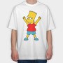Bart Simpson 02, Tricou Oversize Barbati (Unisex)