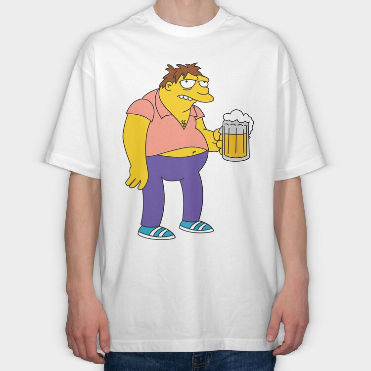 Barney Gumble, Tricou Oversize Barbati (Unisex)