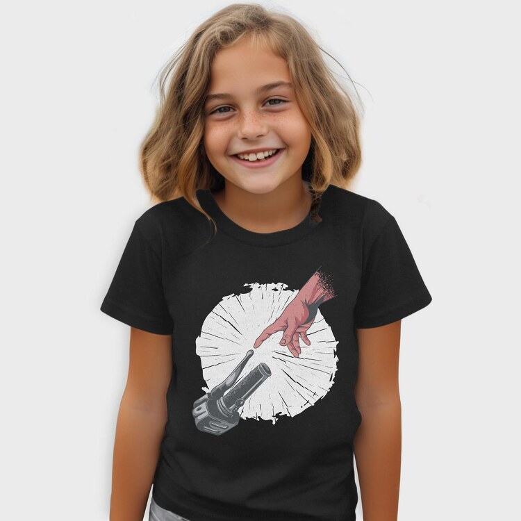 Hand And Motorcycle, Tricou Copii