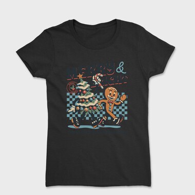 Merry and Bright Tree Cookie, Tricou Femei