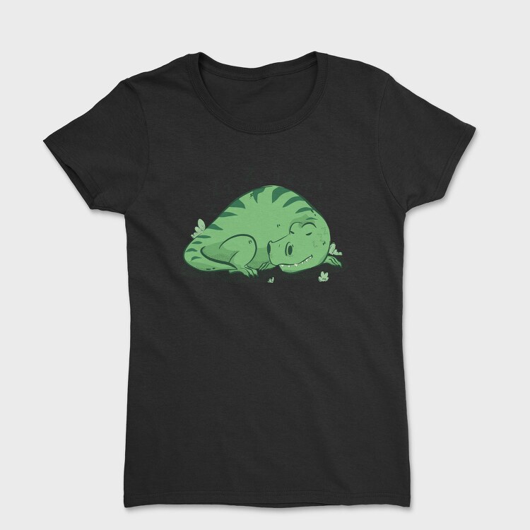 Dinosaur Sleeping T Rex, Tricou Femei