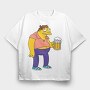Barney Gumble, Tricou Oversize Barbati (Unisex)