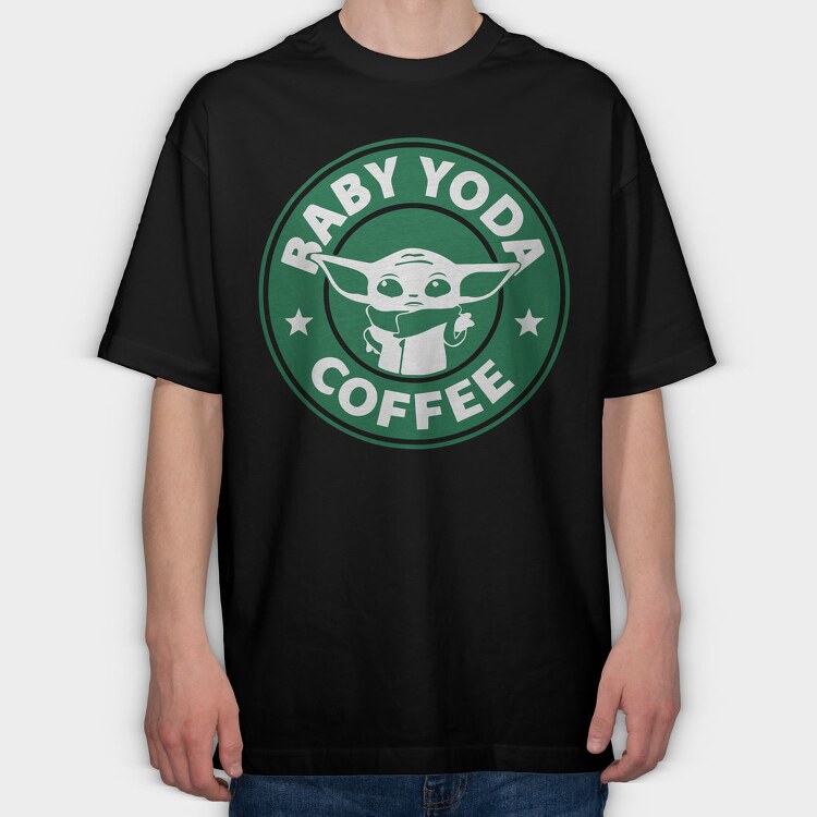 Baby Yoda 25, Tricou Oversize Barbati (Unisex)