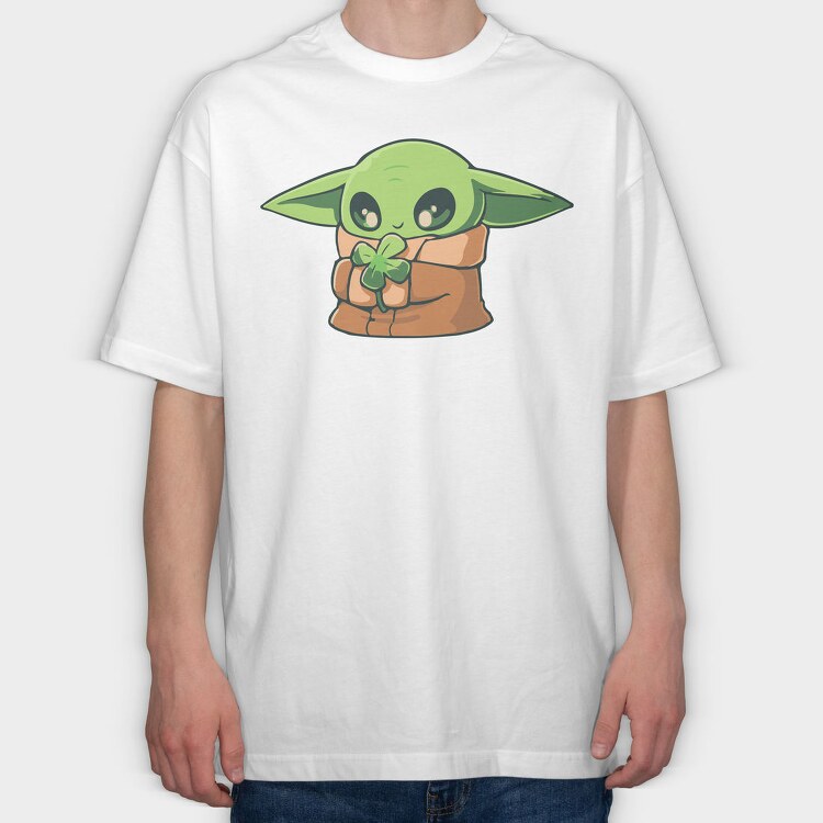 Baby Yoda 22, Tricou Oversize Barbati (Unisex)
