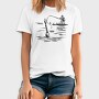 Monochrome Sketch Water, Tricou Barbati (Unisex)