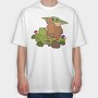 Baby Yoda 16, Tricou Oversize Barbati (Unisex)
