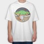 Baby Yoda 21, Tricou Oversize Barbati (Unisex)