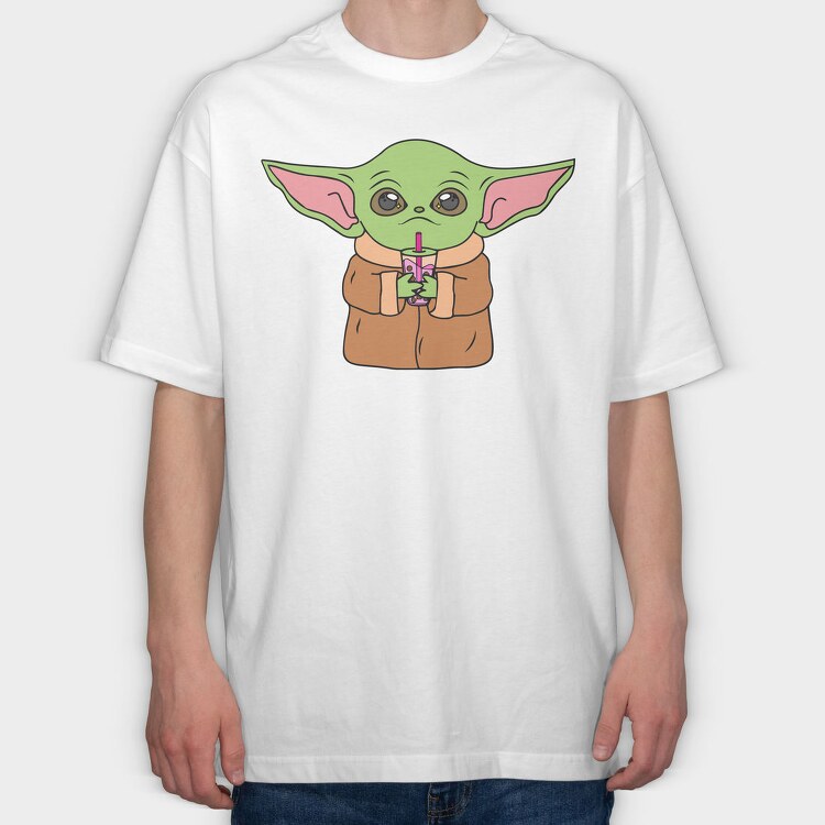 Baby Yoda 20, Tricou Oversize Barbati (Unisex)