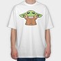 Baby Yoda 15, Tricou Oversize Barbati (Unisex)