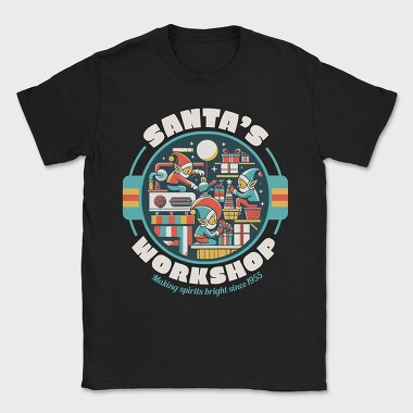 Santas Workshop, Tricou Barbati (Unisex)