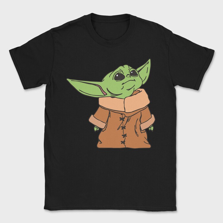 Baby Yoda 1, Tricou Barbati (Unisex)