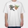 Baby Yoda 14, Tricou Oversize Barbati (Unisex)