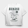 Banana 1, Tricou Oversize Barbati (Unisex)