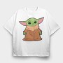Baby Yoda 3, Tricou Oversize Barbati (Unisex)