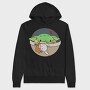 Baby Yoda 21, Hanorac Oversize Barbati (Unisex)