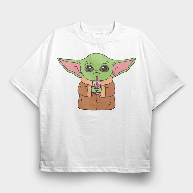 Baby Yoda 20, Tricou Oversize Barbati (Unisex)