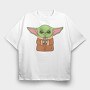 Baby Yoda 20, Tricou Oversize Barbati (Unisex)