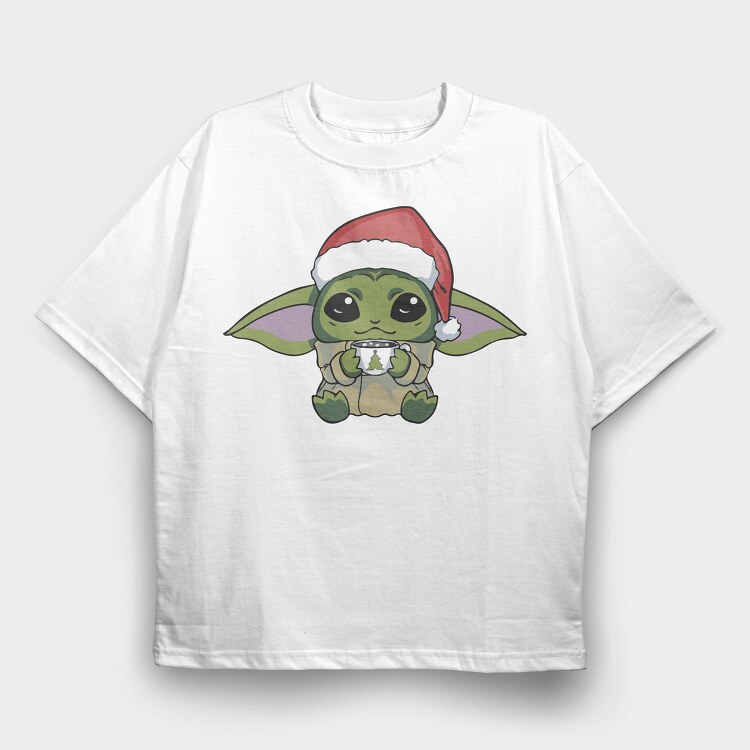 Baby Yoda 13, Tricou Oversize Barbati (Unisex)
