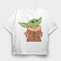 Baby Yoda 1, Tricou Oversize Barbati (Unisex)