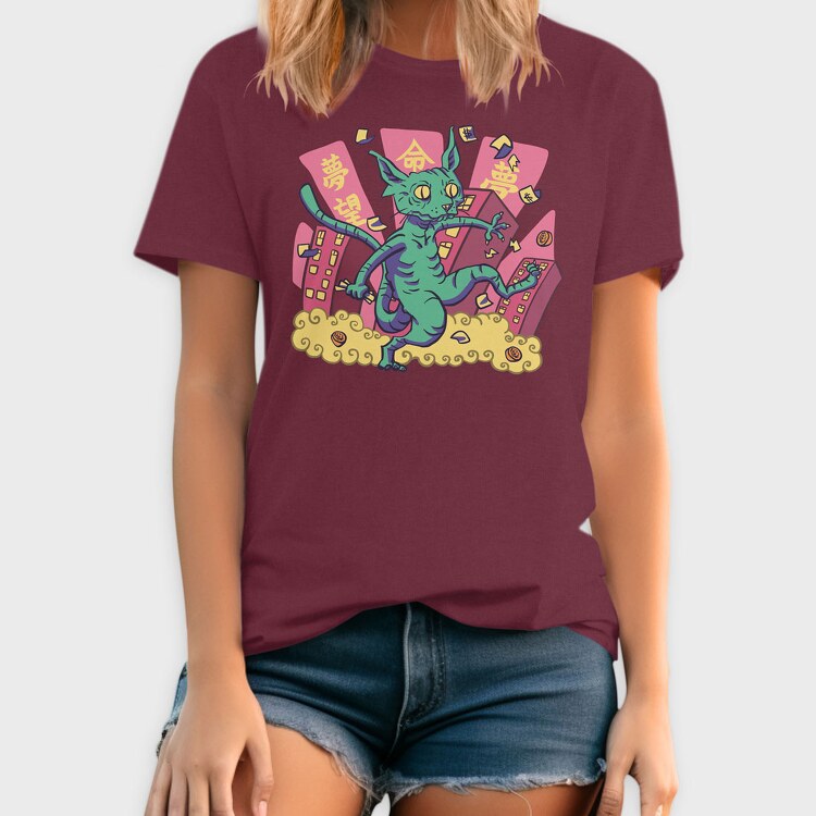Monster Cat, Tricou Barbati (Unisex)