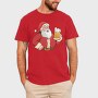 Santa Beer, Tricou Barbati (Unisex)