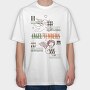Angel Numbers 1, Tricou Oversize Barbati (Unisex)