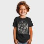 Mushrooms Moon Monochrome, Tricou Copii