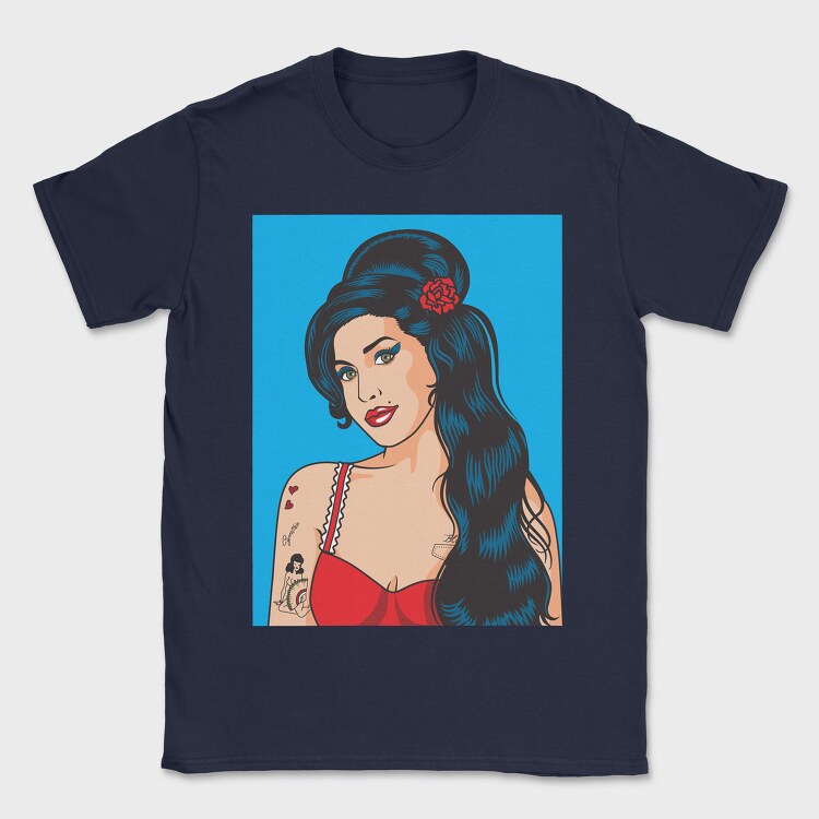 Amy Winehouse, Tricou Barbati (Unisex)