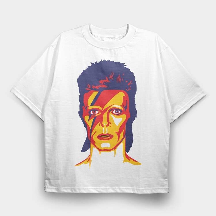 Aladdin Sane, Tricou Oversize Barbati (Unisex)