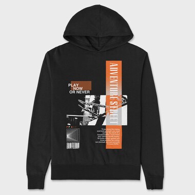 Adventure Street 2, Hanorac Oversize Barbati (Unisex)