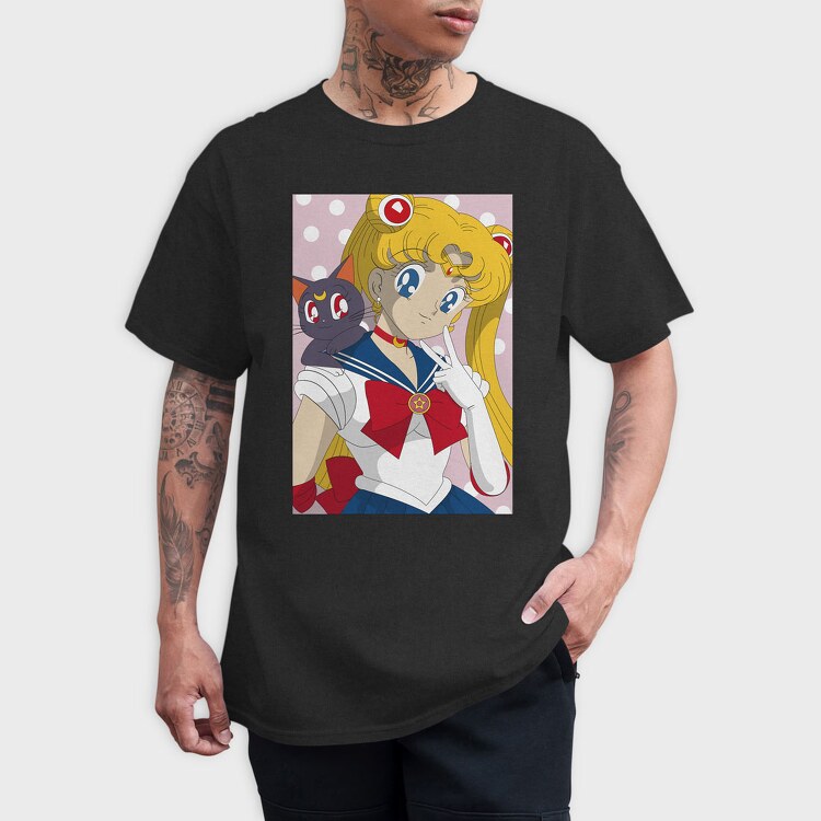 Sailor Moon 3, Tricou Barbati (Unisex)