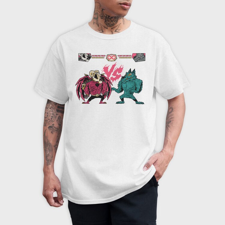 Monster Fight, Tricou Barbati (Unisex)