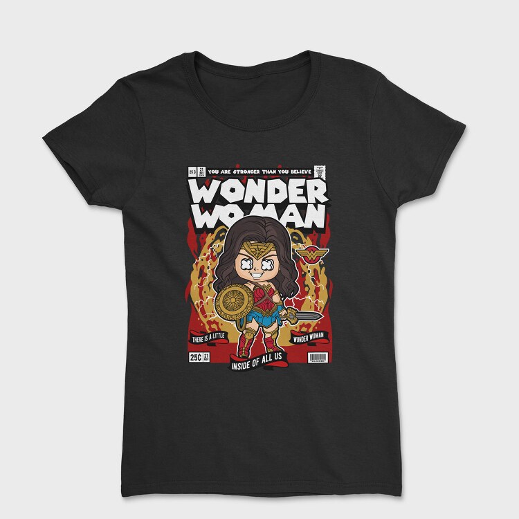 Wonder Woman Chibi, Tricou Femei