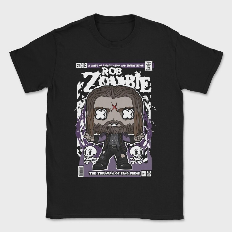 Zombie King Cult, Tricou Barbati (Unisex)
