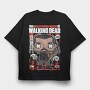 Zombie Apocalypse Pop Art, Tricou Oversize Barbati (Unisex)
