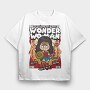 Wonder Woman Chibi, Tricou Oversize Barbati (Unisex)