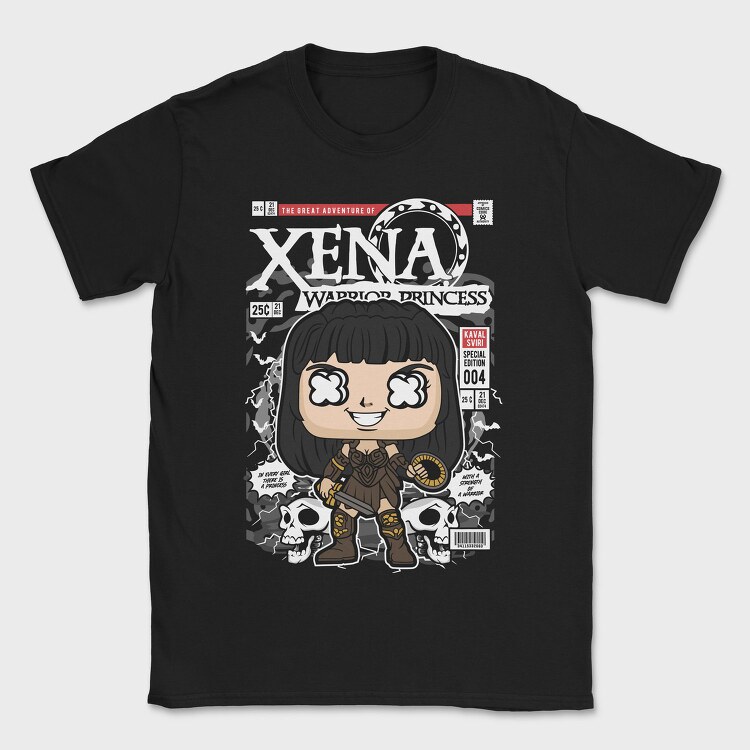 Warrior Princess Comic, Tricou Barbati (Unisex)