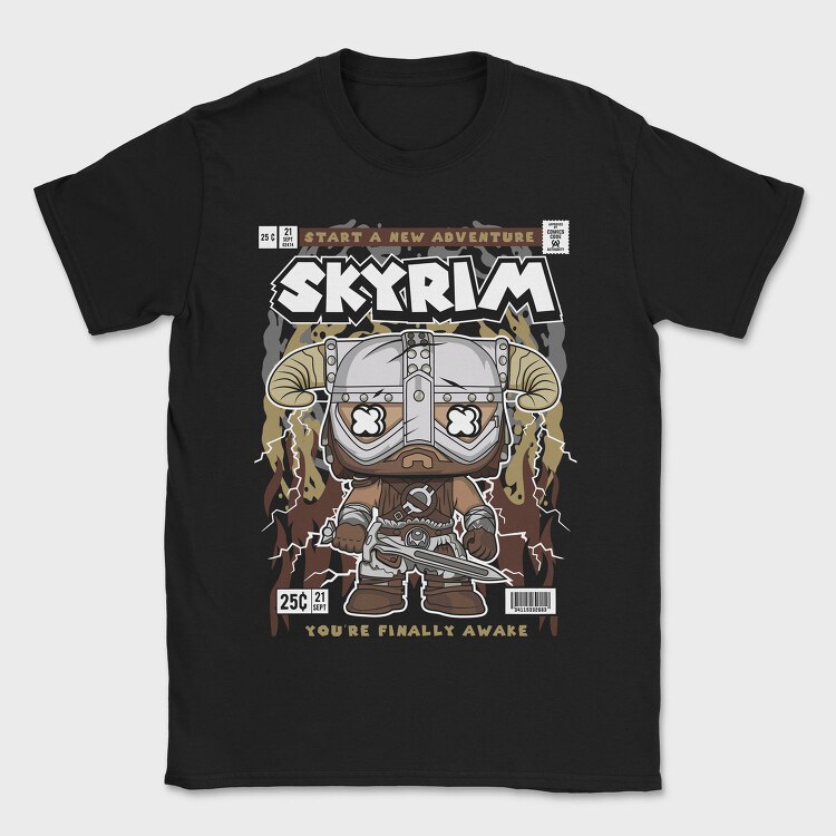 Viking Warrior Saga, Tricou Barbati (Unisex)