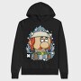 Viking Warrior Mascot, Hanorac Oversize Barbati (Unisex)