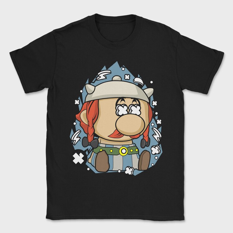 Viking Warrior Mascot, Tricou Barbati (Unisex)