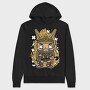 Viking Warrior Crown, Hanorac Oversize Barbati (Unisex)