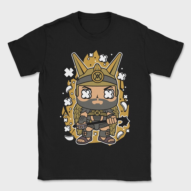 Viking Warrior Crown, Tricou Barbati (Unisex)