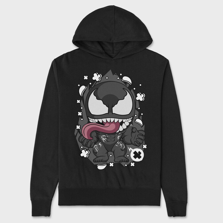 Venomous Tongue Monster, Hanorac Oversize Barbati (Unisex)