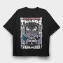 Venomized Horror Comic, Tricou Oversize Barbati (Unisex)