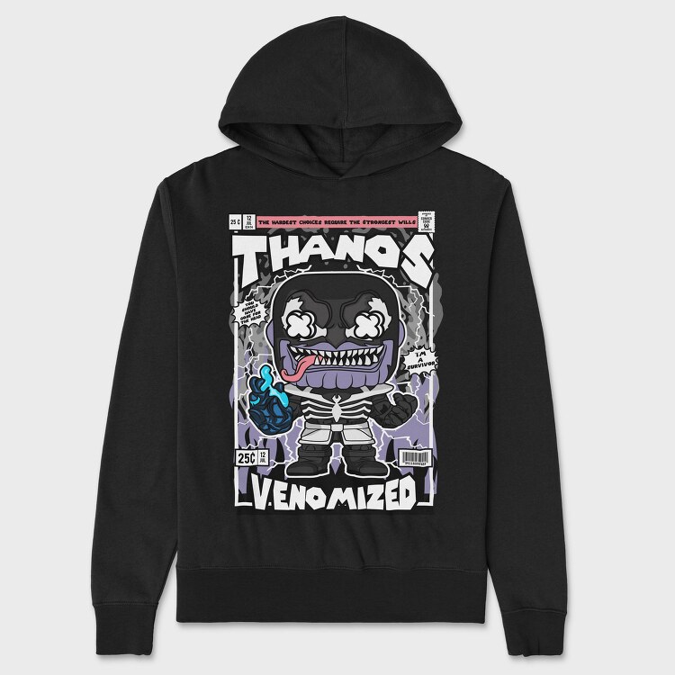 Venomized Horror Comic, Hanorac Oversize Barbati (Unisex)