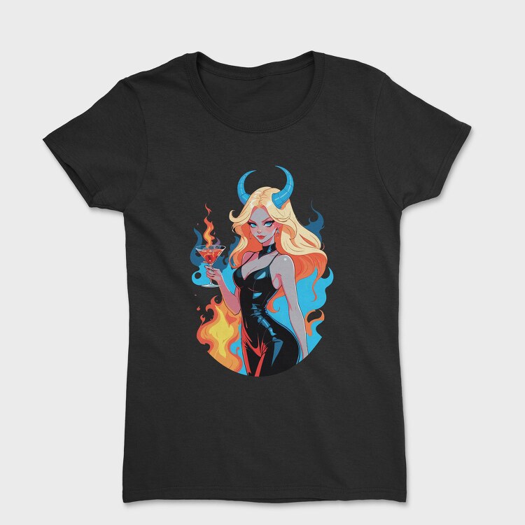 Devilish Pinup Girl, Tricou Femei