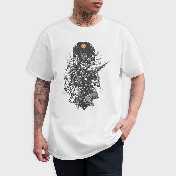 Monster Portal, Tricou Barbati (Unisex)